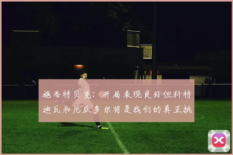 施洛特贝克：开局表现良好但科特迪瓦和厄瓜多尔将是我们的真正挑战